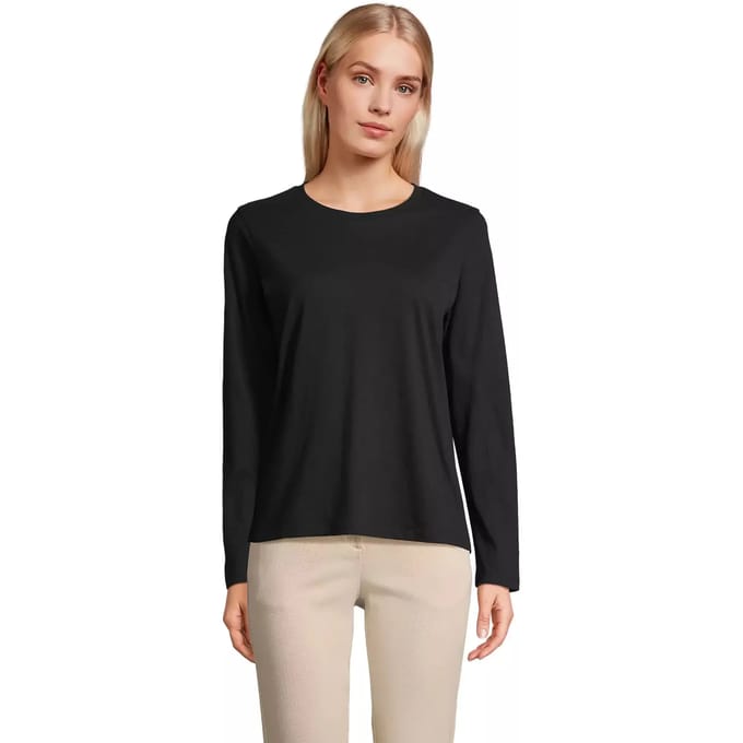 Dames-T-shirt met lange mouwen Sol's Monarch