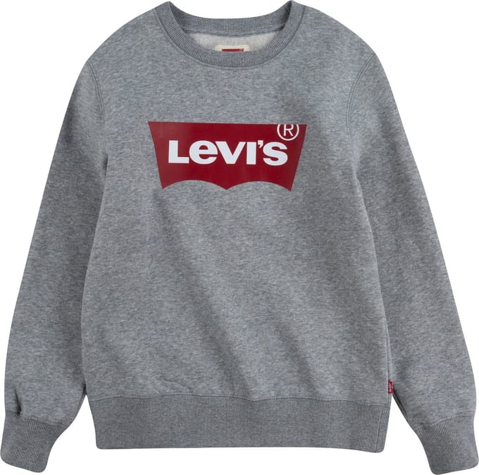Levi's jongens LVB-BATWING CREWNECK SWEATSHIRT GREY HEATHER