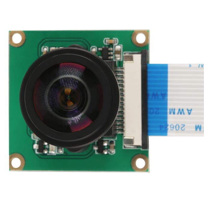 Module de caméra haute définition 5MP, grand angle 175 degrés pour Raspberry Pi B 32 black