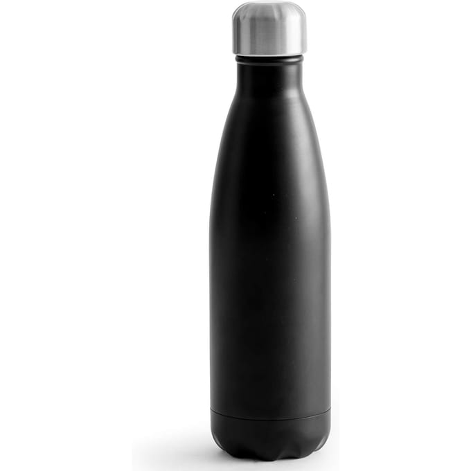 Sagaform Steel Hot and Cold Bottle - Black (50cl)