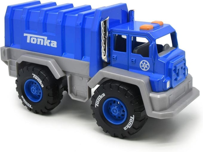 Tonka Vuilniswagen Junior Staal Blauw/grijs