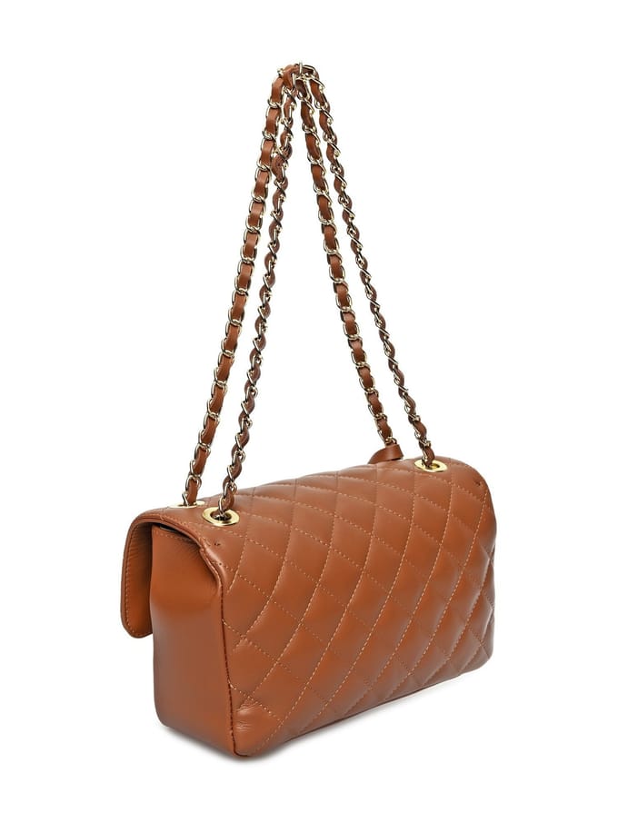 Isabella Rhea Brown Rundleer Tas