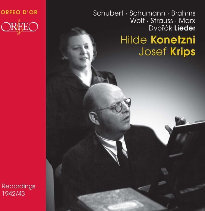 Krips Konetzni & Josef Krips - Lieder (CD)