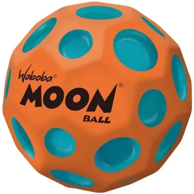 Waboba stuiterbal speelgoed Martian Moon Ball Hyper Orange 63mm.
