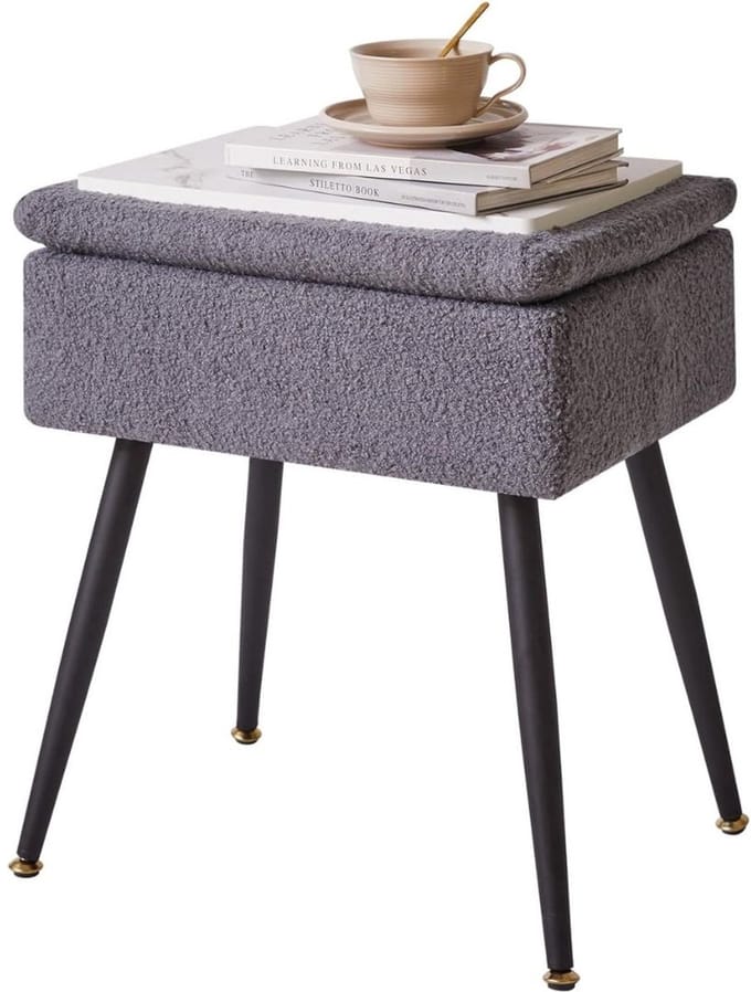 Make up Stoel - Kaptafel Kruk - Visagie - Grijs