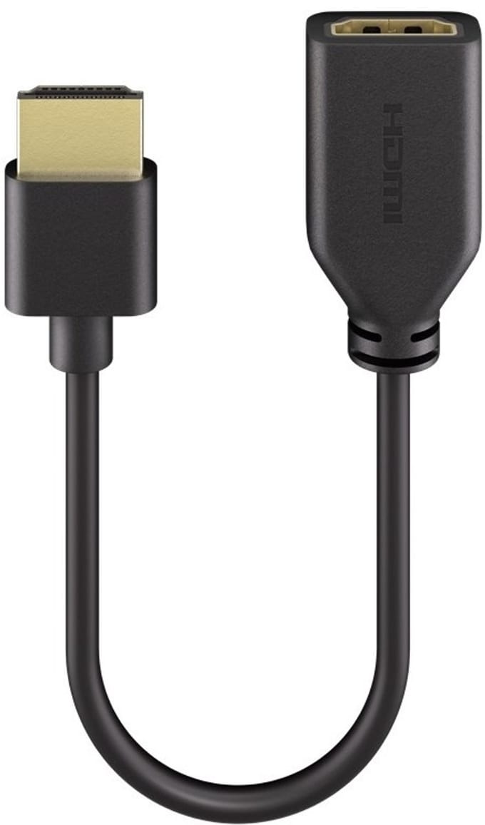 Goobay HDMI flexibele adapter (slim), 4K/60 Hz, bulkverpakking