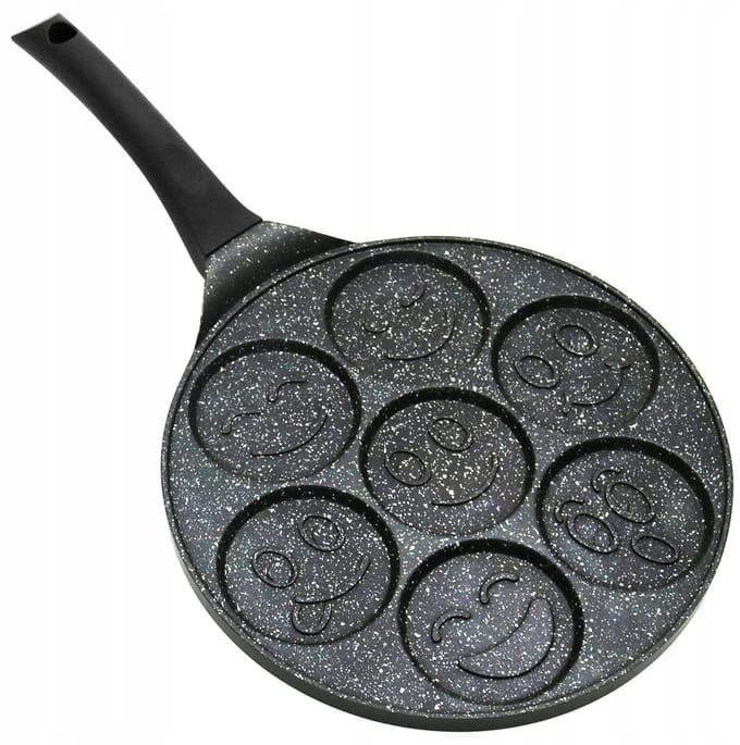 Pannenkoekenpan met 7 holtes - Geschikt voor alle warmtebronnen - 26,5 cm