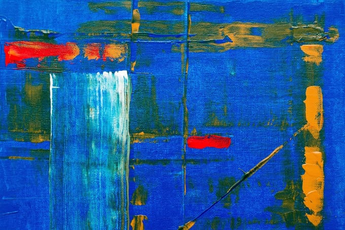 Abstract canvas voor aan de muur