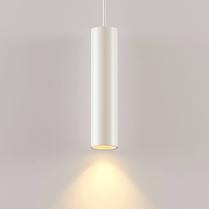 Arcchio - hanglamp - 1licht - Aluminium - H: 27 cm - GU10 - wit