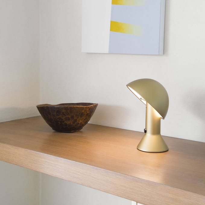 Martinelli Luce Elmetto - tafellamp, goud