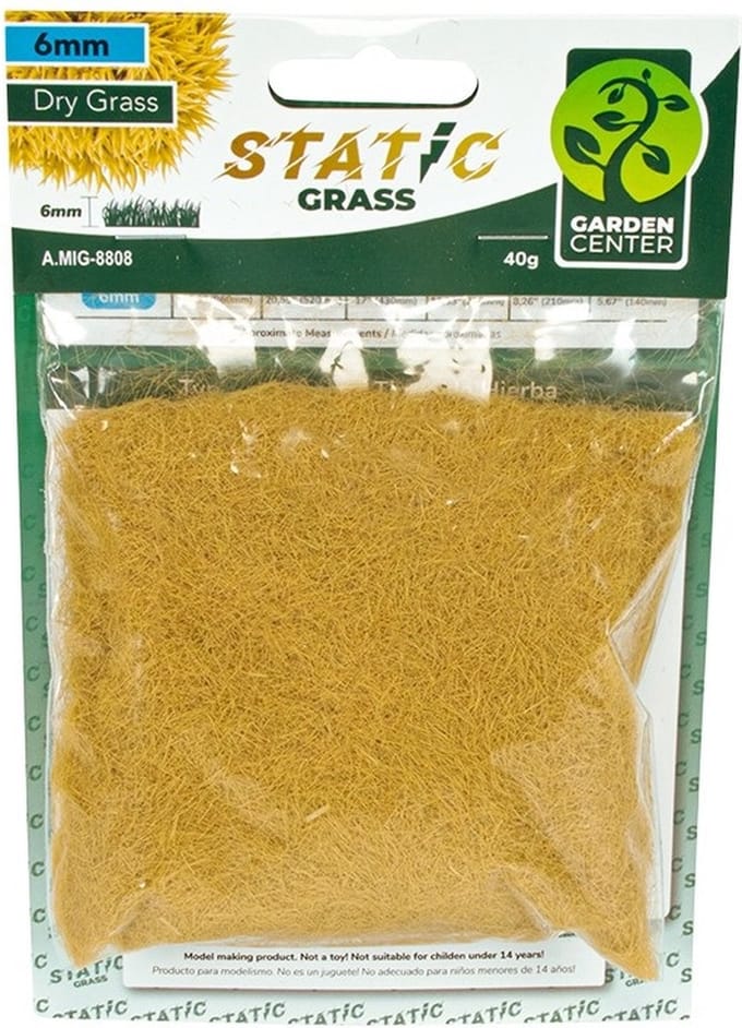 AMMO by Mig Jimenez Modelbouwdecoratie - MIG 8806 Static Grass - Dry Grass - 2mm - 40gr. Kunstgroen