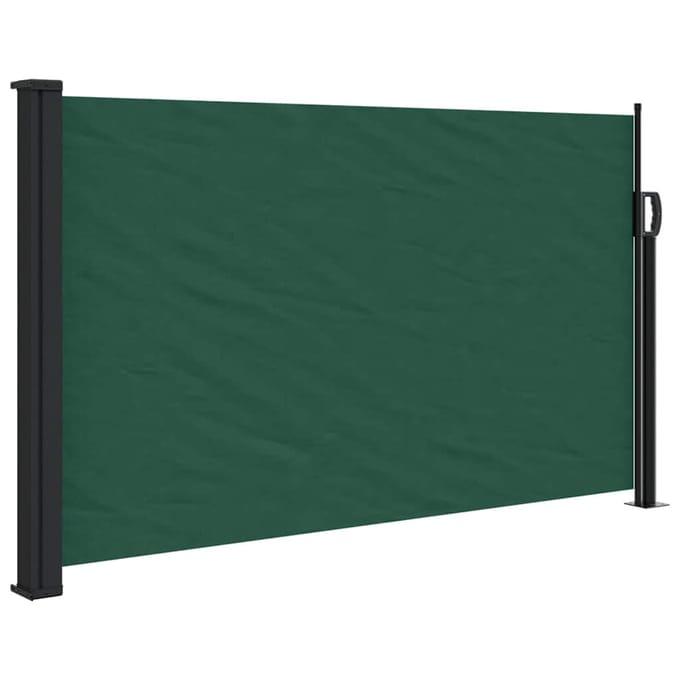 vidaXL - Windscherm - uittrekbaar - 120x600 - cm - donkergroen