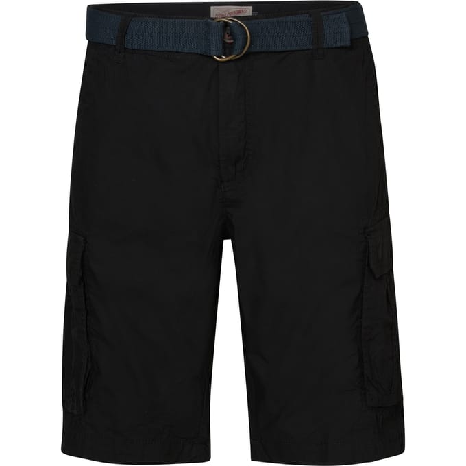 Petrol Industries - Heren Cargoshort met riem - Zwart - Maat S