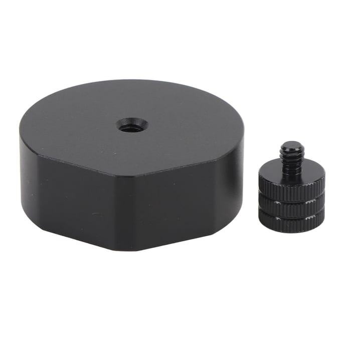 Satelliet Statief Adapter Aluminiumlegering 1 4in 20 3 8in 16 Schroefdraad Satelliet Statief Mount Stand Adapter gray