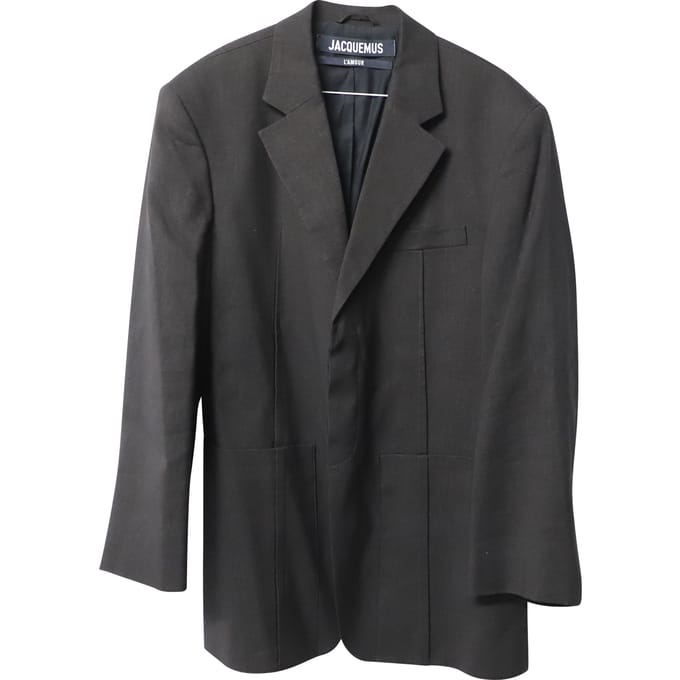 Jacquemus La Veste D'Homme Blazer in Zwart Hennep