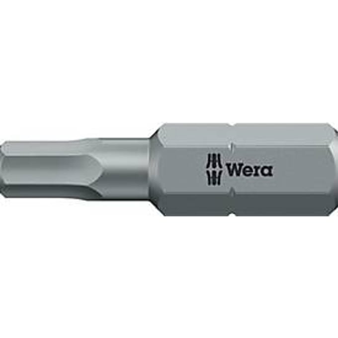 Wera Bit 840/1 Z, binnenzeskant, aandrijving 2, lengte 25 mm, 10 stuks