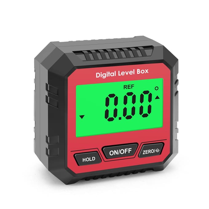 Magnetische digitale hoekmeter Absolute en relatieve meethoek- en hellingconversie without spiritbubble black