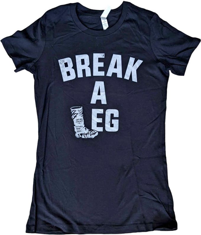 Foo Fighters - Break A Leg Dames T-shirt - L - Zwart