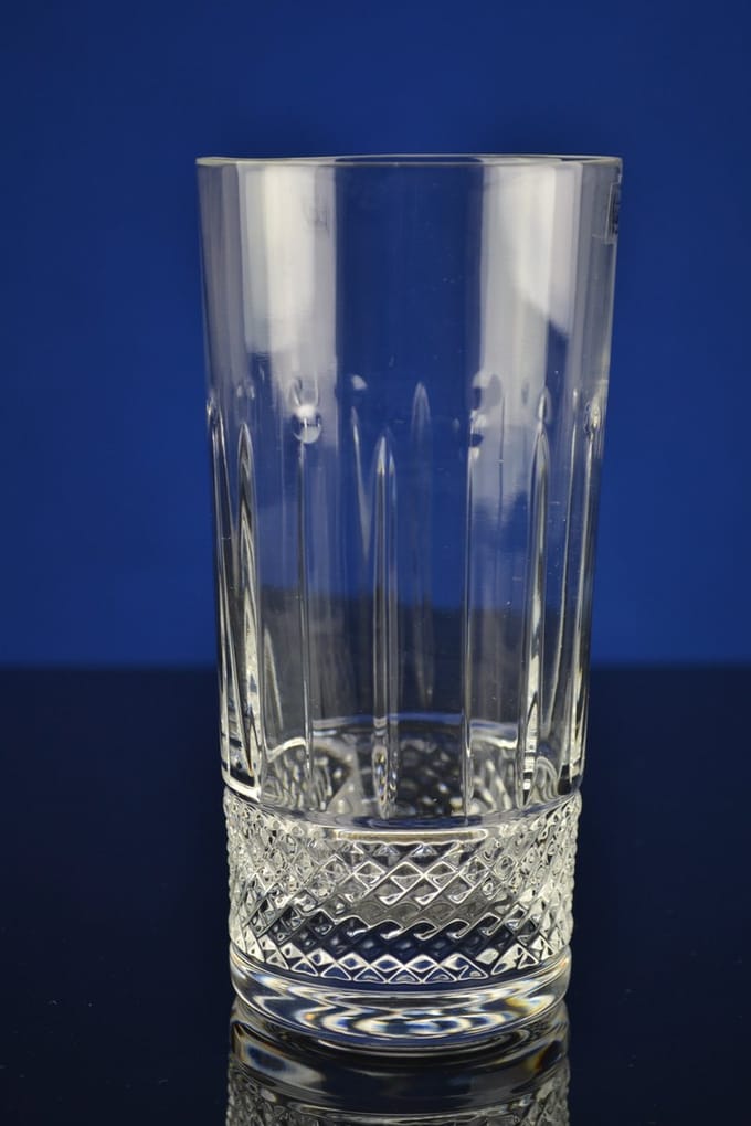 Luxe Kristallen Longdrinkglazen Set (2 Stuks) – Elegant en Tijdloos Design