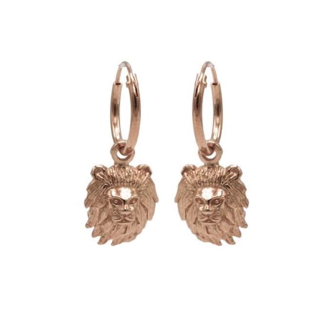 Karma Symbols oorbel M1213 Lion Rosé