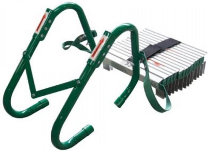 Vluchtladder - groen 5 meter