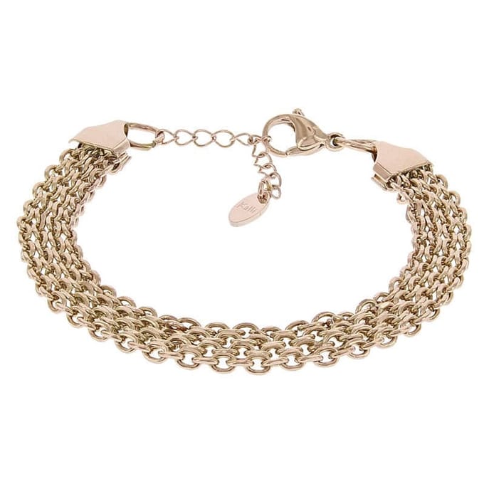 Kalli schakel Armband 2542 rosé