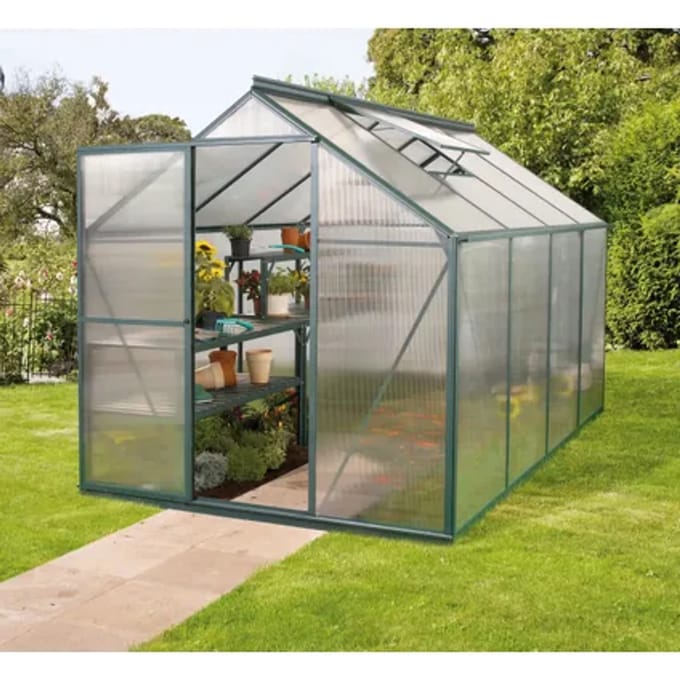 Vitavia Kweekkas Triton 5000 - Polycarbonaat 6mm - Smaragd - 198x256x207cm