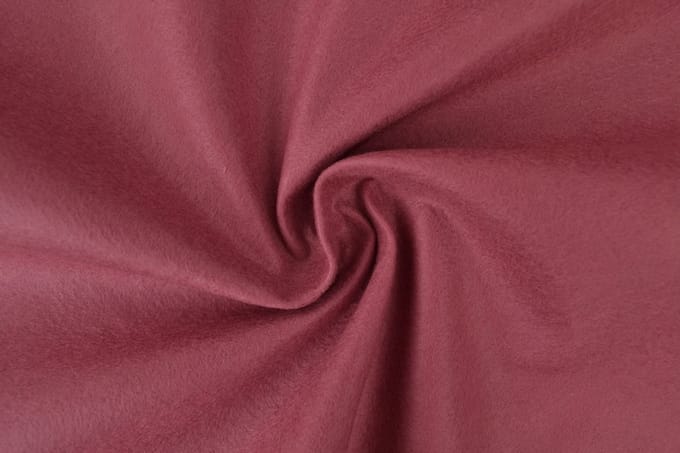 Vilt stof - 1mm dik vilt - 1 meter - Per meter - Donker oud roze