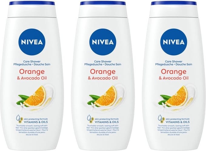 Nivea Douchegel - Orange & Avocado Oil 3 x 250 ml