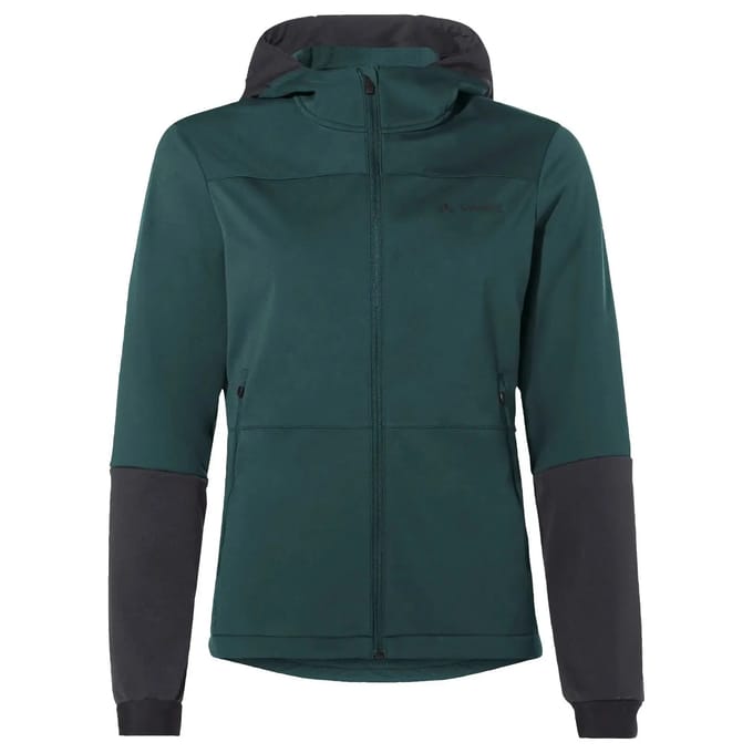 Damesjack met rits en capuchon VAUDE Qimsa hooded softshell