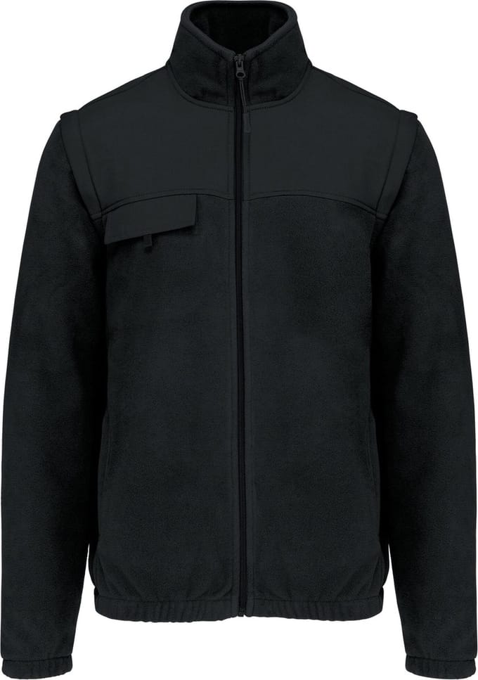 WK. Designed To Work Fleecejas met afneembare mouwen WK9105 - Black - M