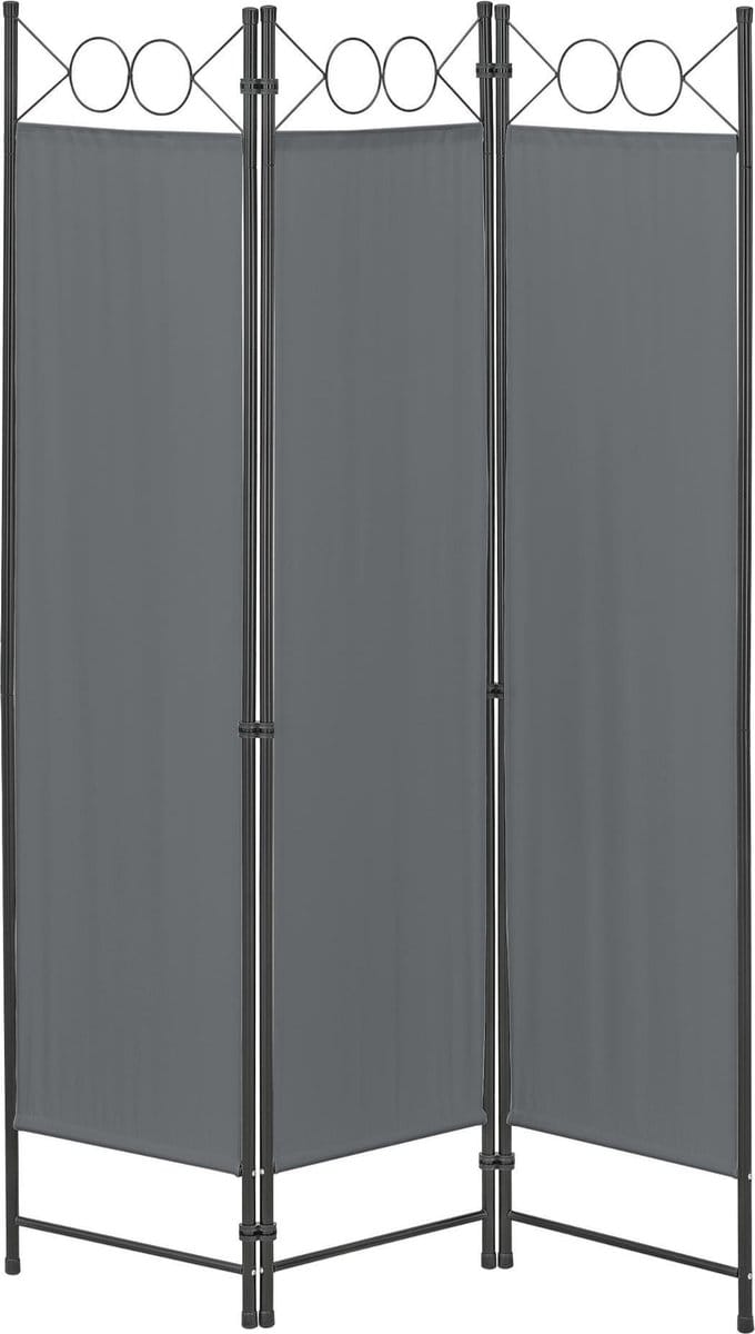 Tuinscherm Saragossa scheidingswand 171x120 cm donkergrijs