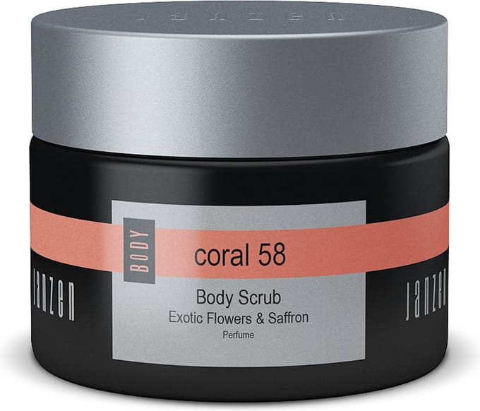 Janzen Coral 58 Body Scrub Exotic Flowers & Saffron