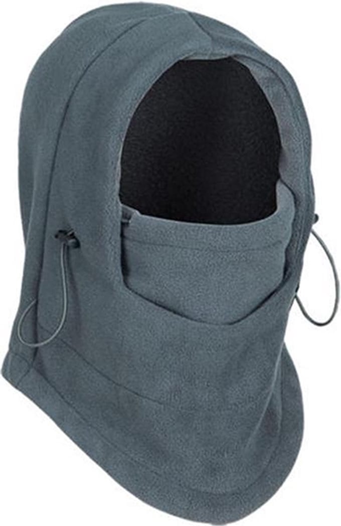 Fleece Nekwarmer I Ski Masker I Scooter Maker I Wintermasker I Wintermuts I Multiuse I Grijs