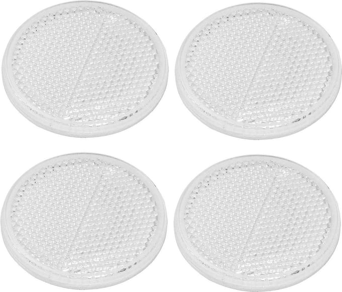 ProPlus Reflector - set 4x - wit - zelfklevend - 60mm - rond