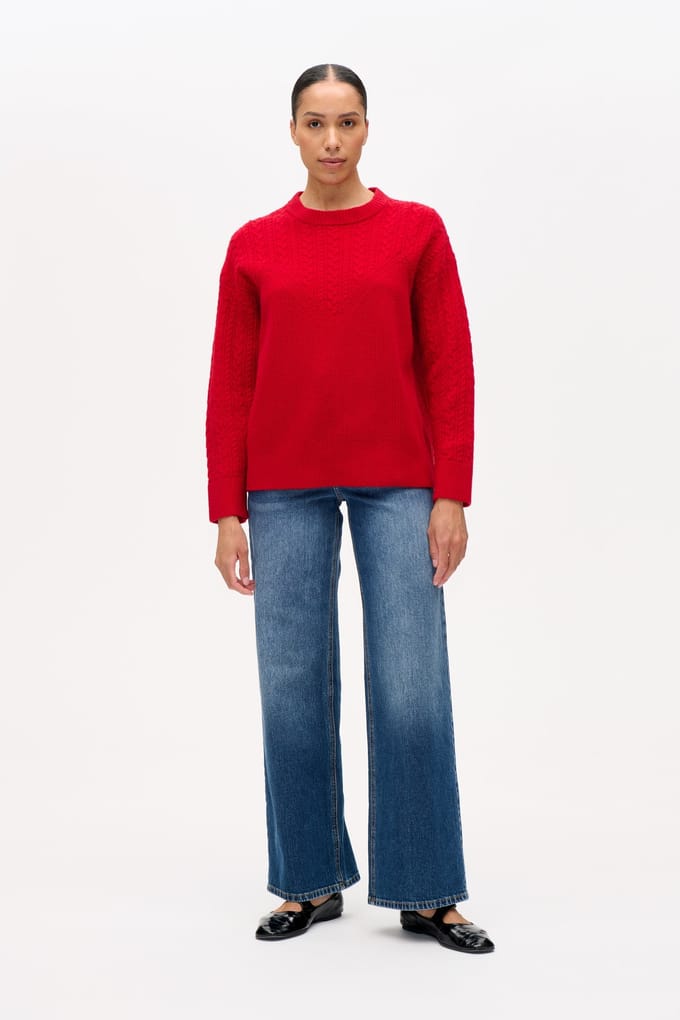 Baum und Pferdgarten Celestine Sweater Crimson Red Taglia: L | Maglioni a maglia Outlet | Donna | Rosso