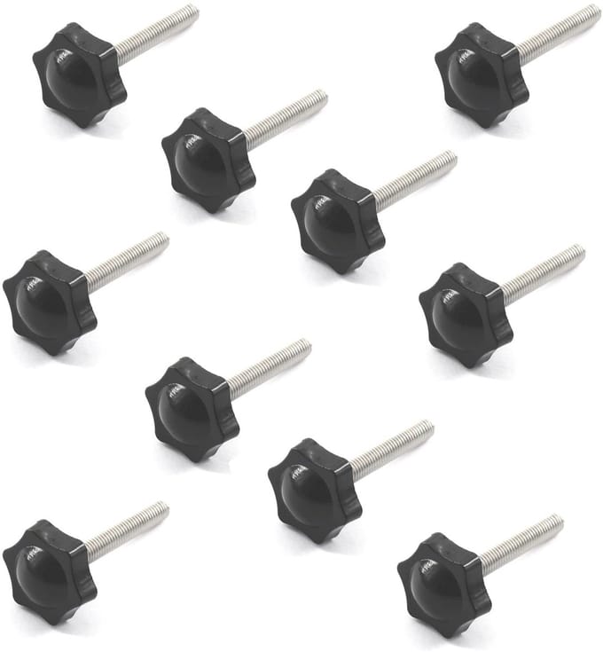 Dailygoods- Handknop Sterkop 32mm - Aanscherping Schroef - Rvs 304