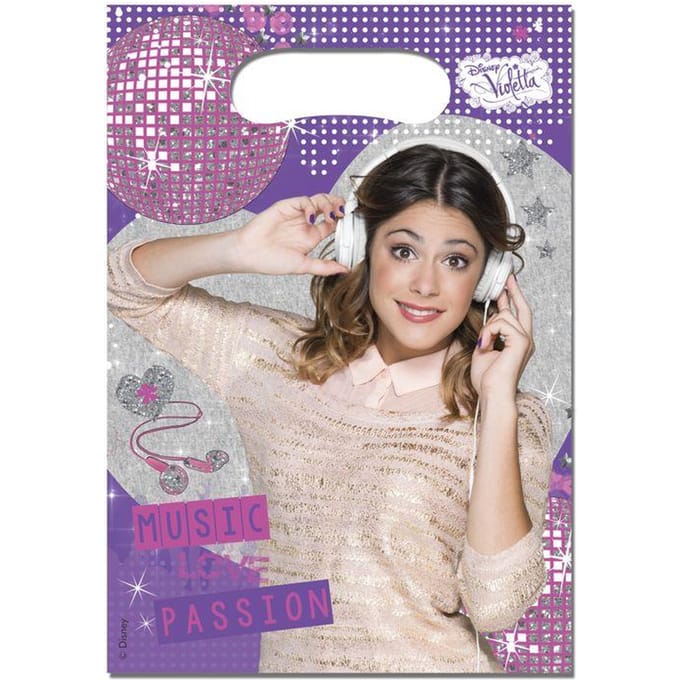 Violetta Gold Uitdeelzakjes - 6 stuks