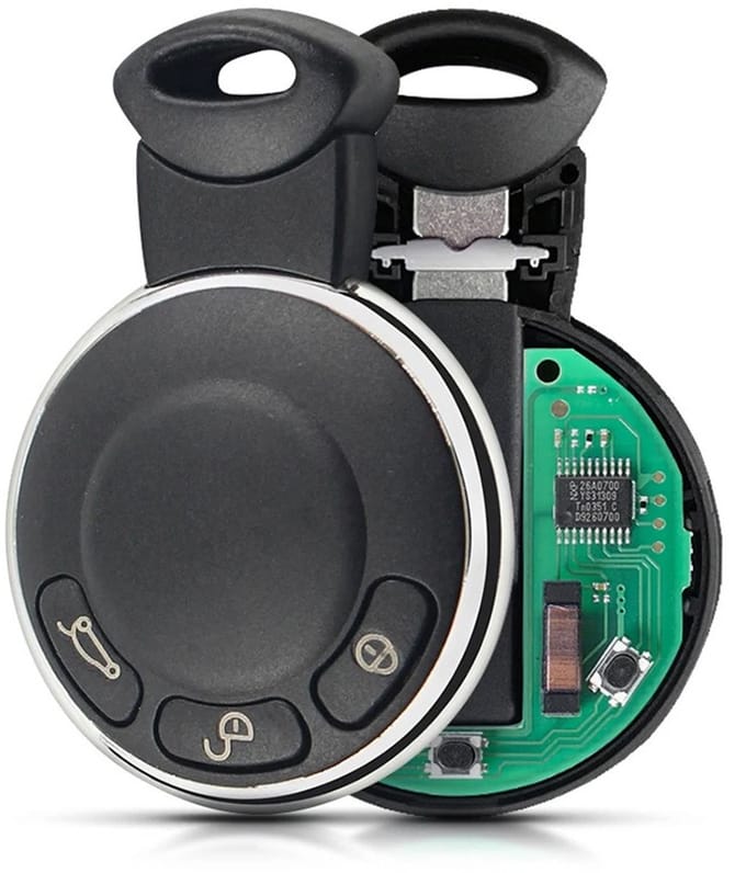 XEOD 3 knops smartkey - Complete sleutel - Met electronica - Geschikt voor Mini - 66123456367 - 1 stuks