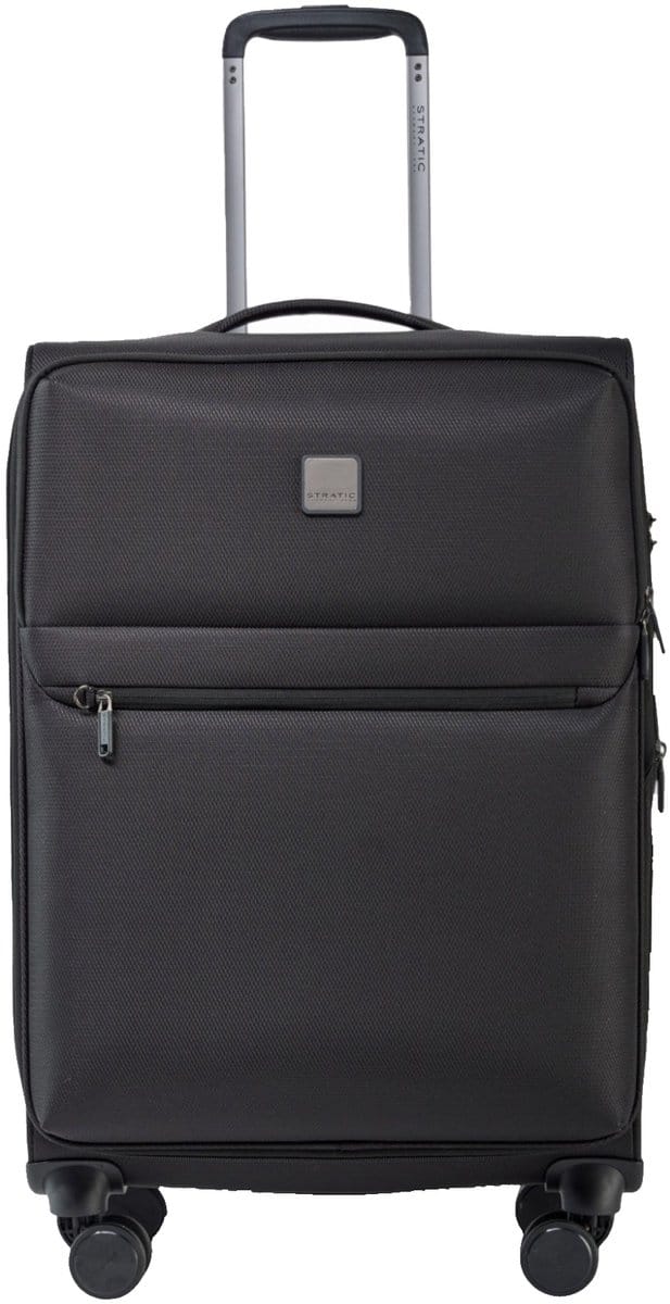 STRATIC Lite - zachte medium koffer - 65 cm - Black