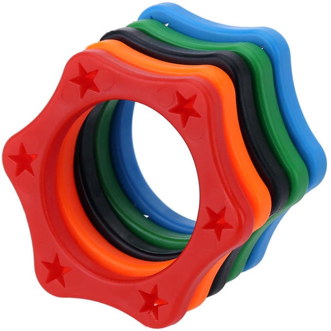 5 stuks rubberen draadloze handmicrofoon anti-rolbeschermingsring 32 mm