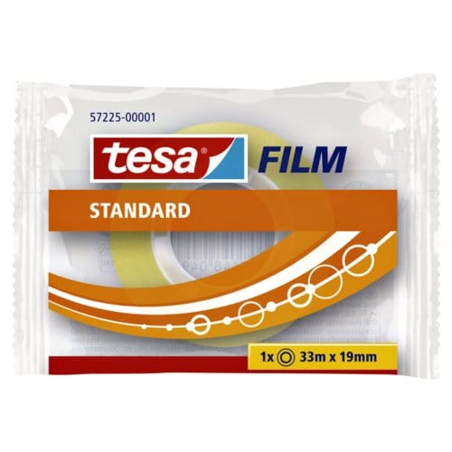 Tesa tesafilm® - Bureautape - 33m x 19mm - Transparant - Sterke Kleeflaag