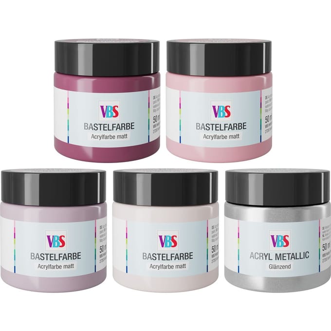VBS Knutselverf set "Noorderlicht", 5 x 50 ml
