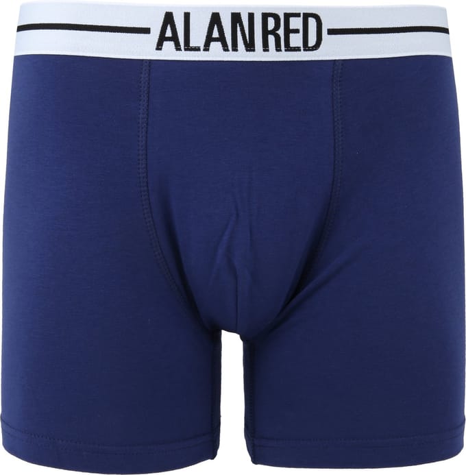 Alan Red Boxer zwart blauw 2Pack - Maat M - Heren - Boxershorts
