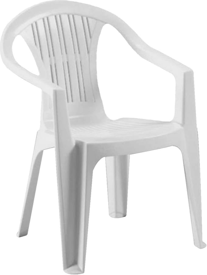 Stapelbare Monoblock Stoel van Polypropyleen - Weerbestendig en Compact