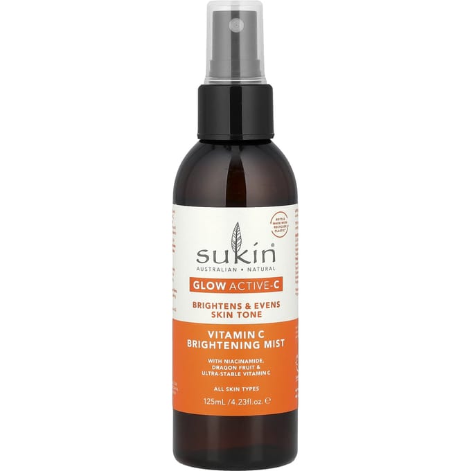 Glow Active-C, Vitamine C Verhelderende Mist, Alle Huidtypen, 125Ml(4.23 fl oz) black