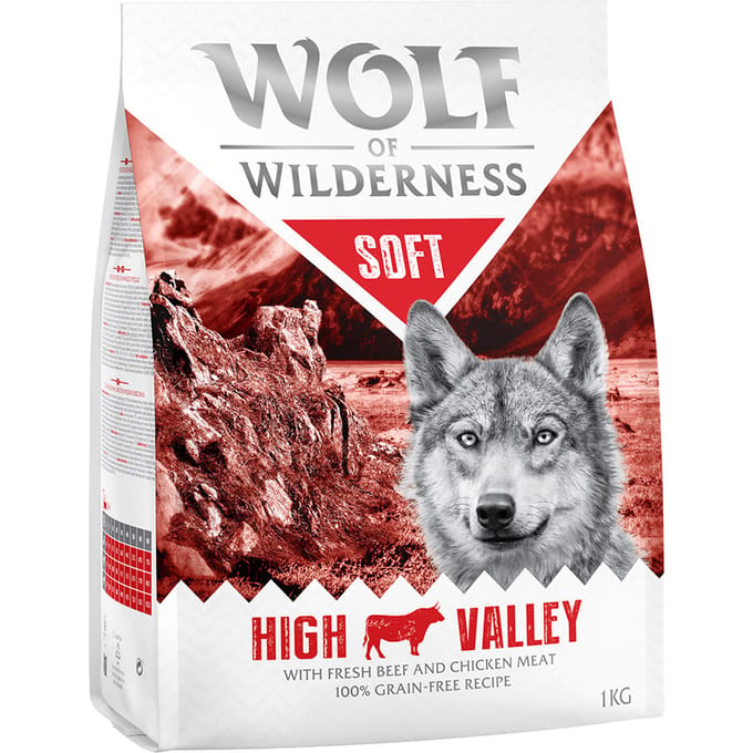 3kg Wolf of Wilderness "Soft & Strong" - Gemengd Probeerpakket