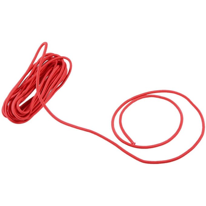 5 meter 4 mm / 5 mm kajakboot elastisch bungeekoordtouw 4mm rood