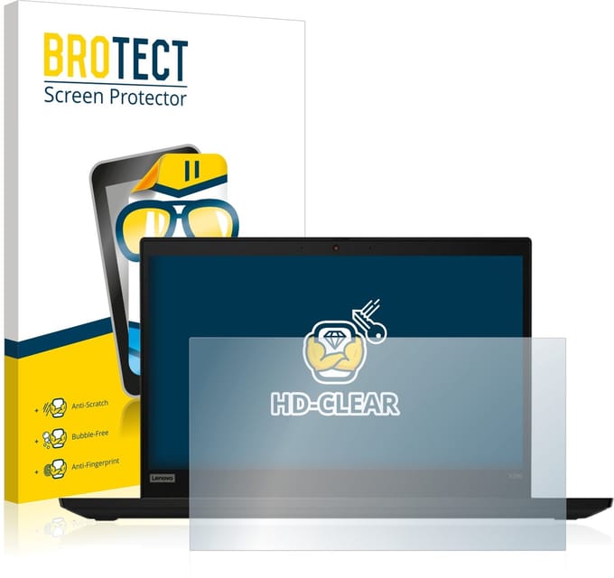BROTECT - Screenprotector voor Lenovo ThinkPad X390 Non-Touch - Folie Beschermfolie transparant