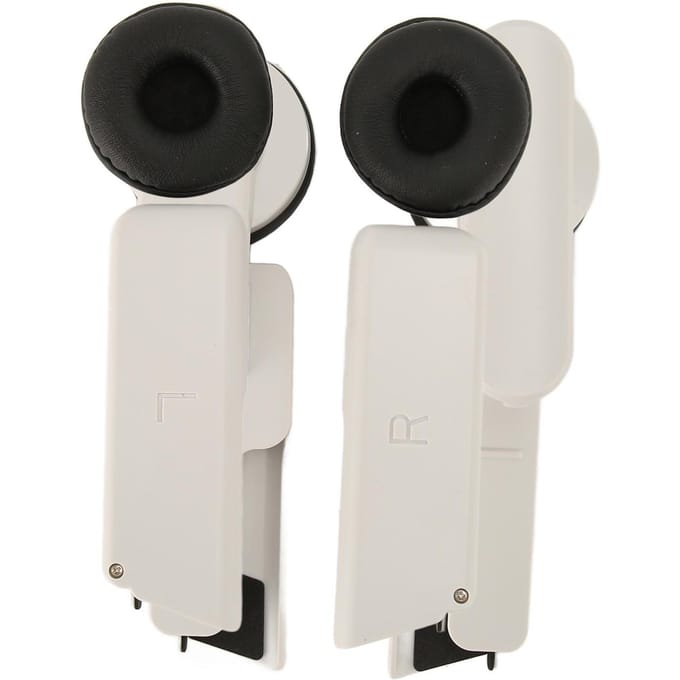 Cache-oreilles légers et réglables avec tube sonore pour casque VR PICO 4 Pro white